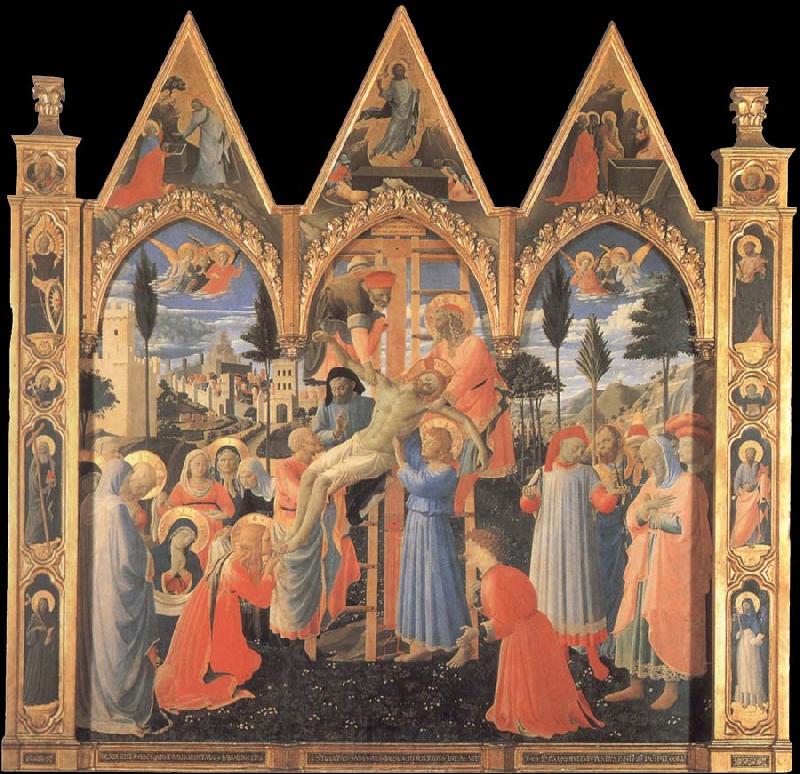 Fra Angelico The Deposition France oil painting art